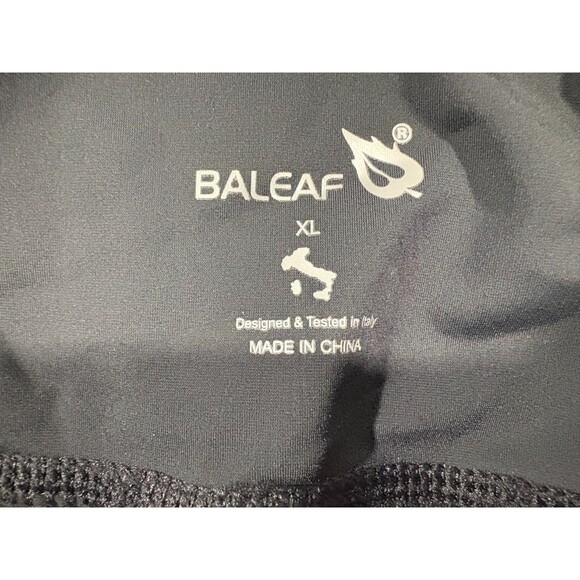 BALEAF Mens Black UV Block Nylon Stretch Cycling Gel Padded Bike Pants Sz XL NWT - Picture 7 of 12